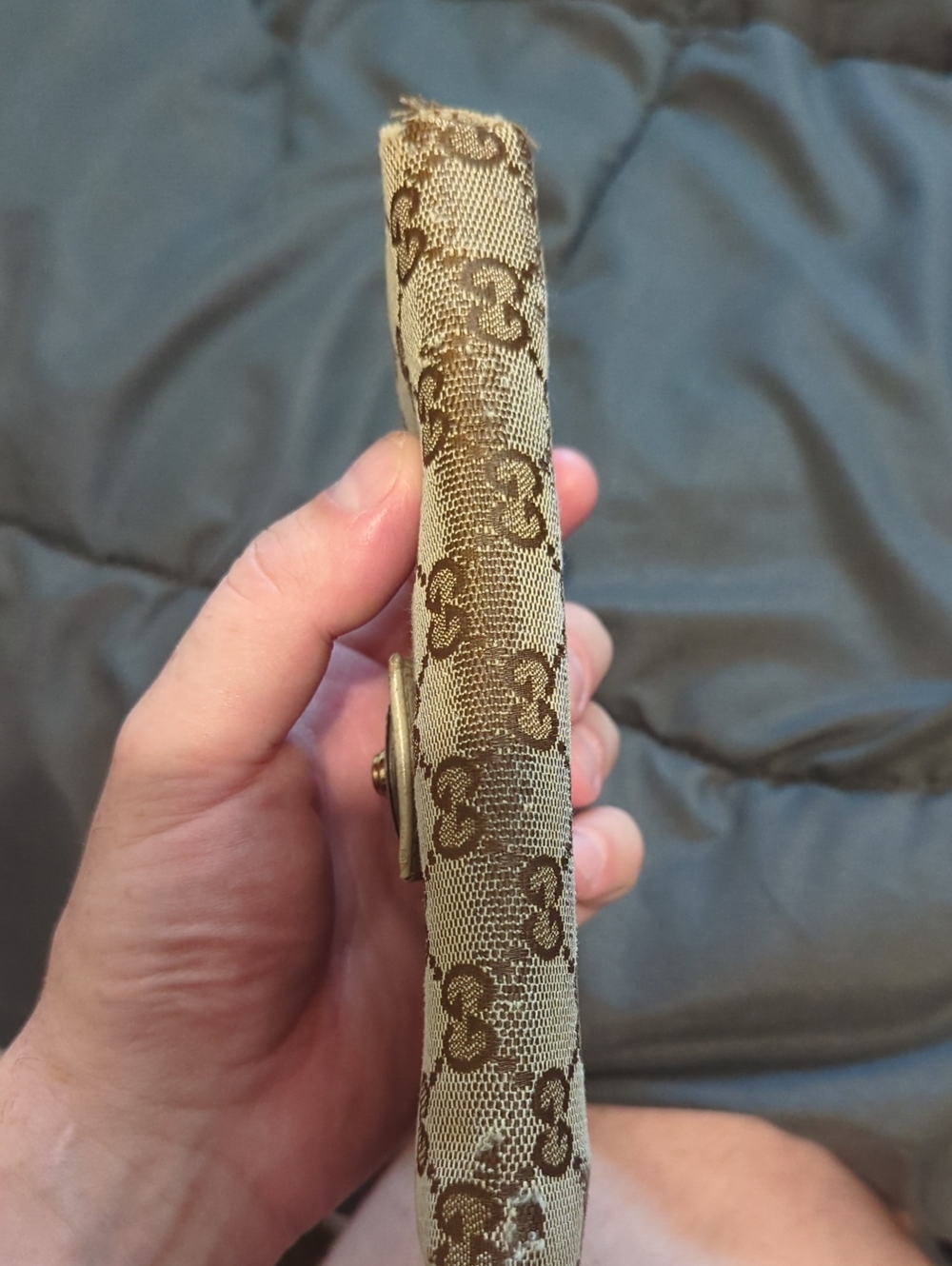 Authentic Gucci Abbey Monogram GG Long Wallet - Picture 6 of 6